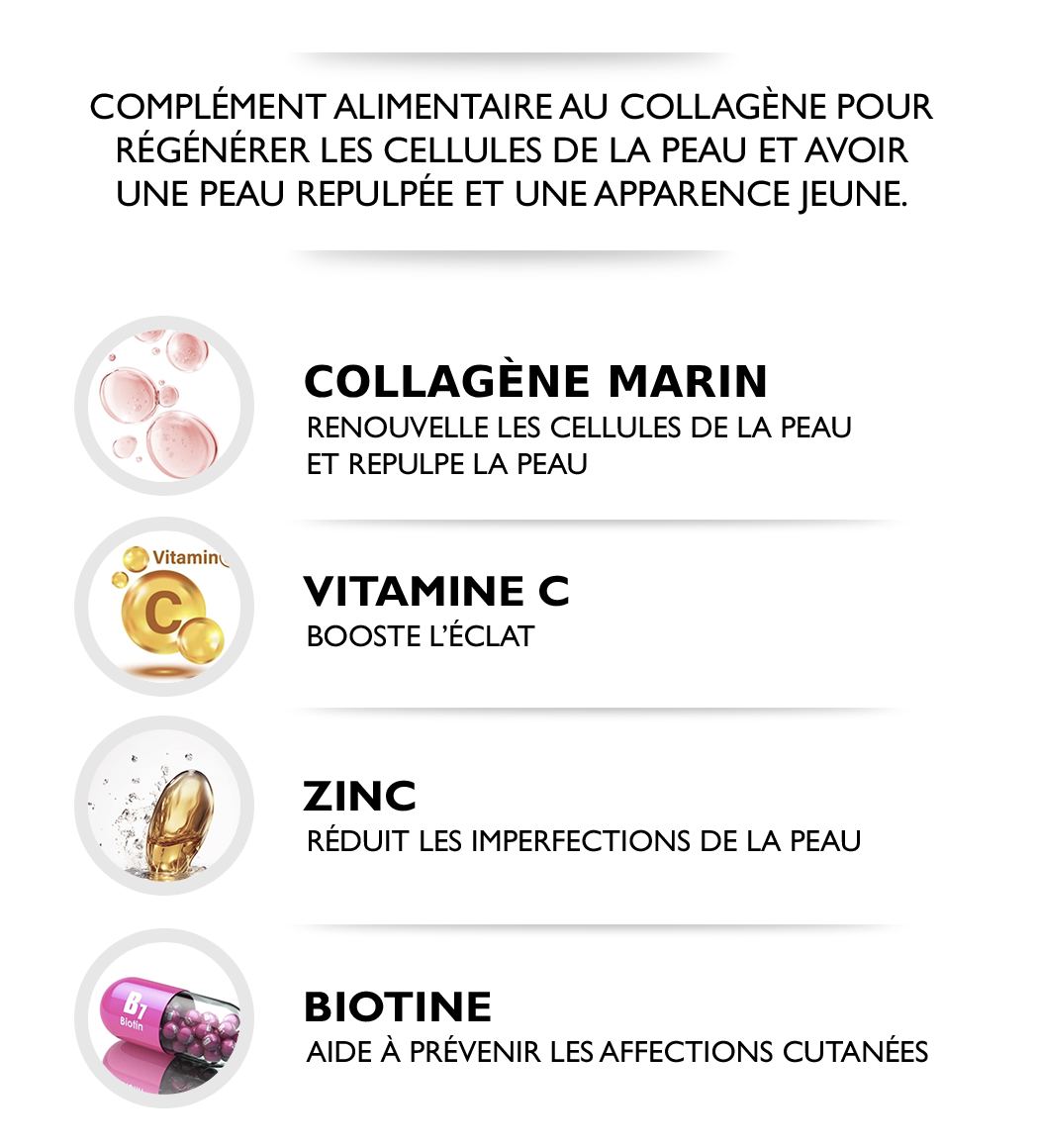 Cure 3 mois Gleamy Super Collagène - Livraison gratuite