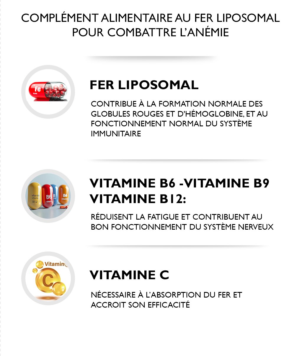 Cure 1 mois Gleamy Fer Liposomal