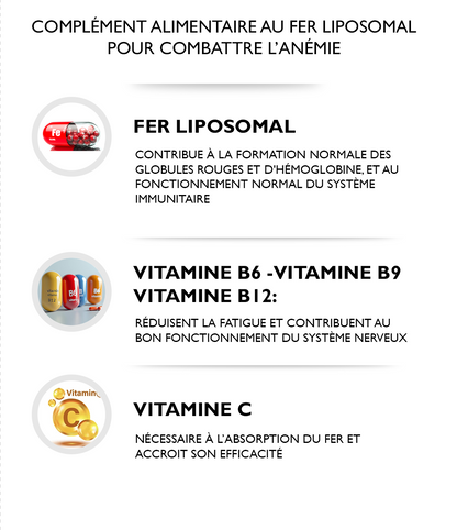 Cure 1 mois Gleamy Fer Liposomal