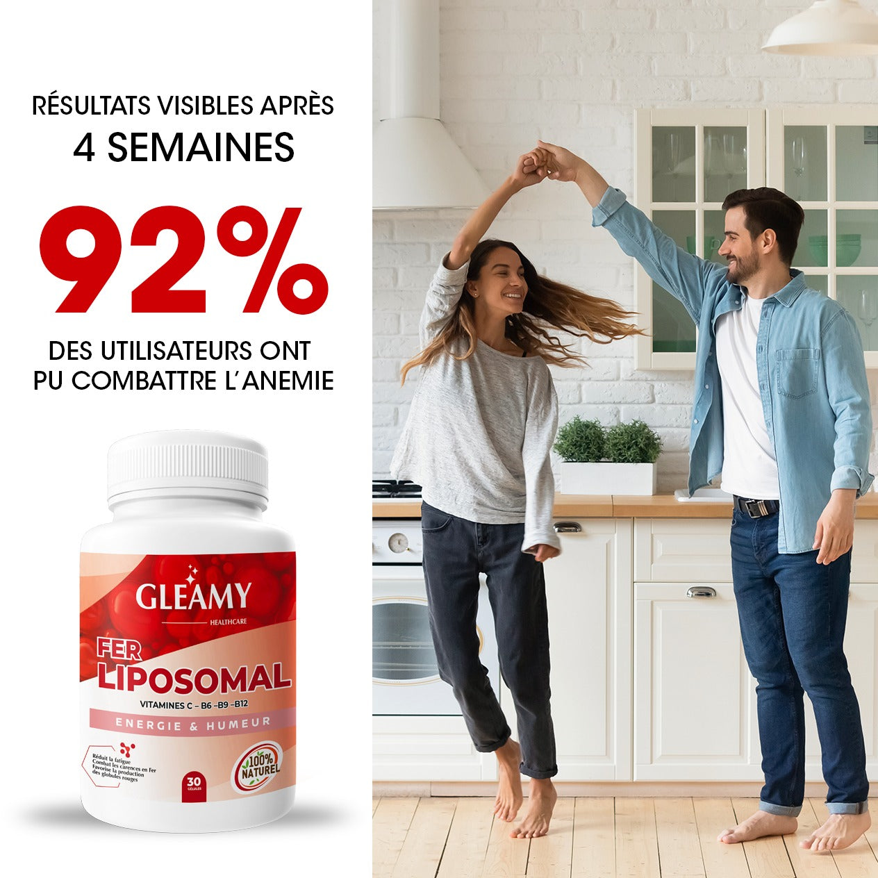 Cure 1 mois Gleamy Fer Liposomal