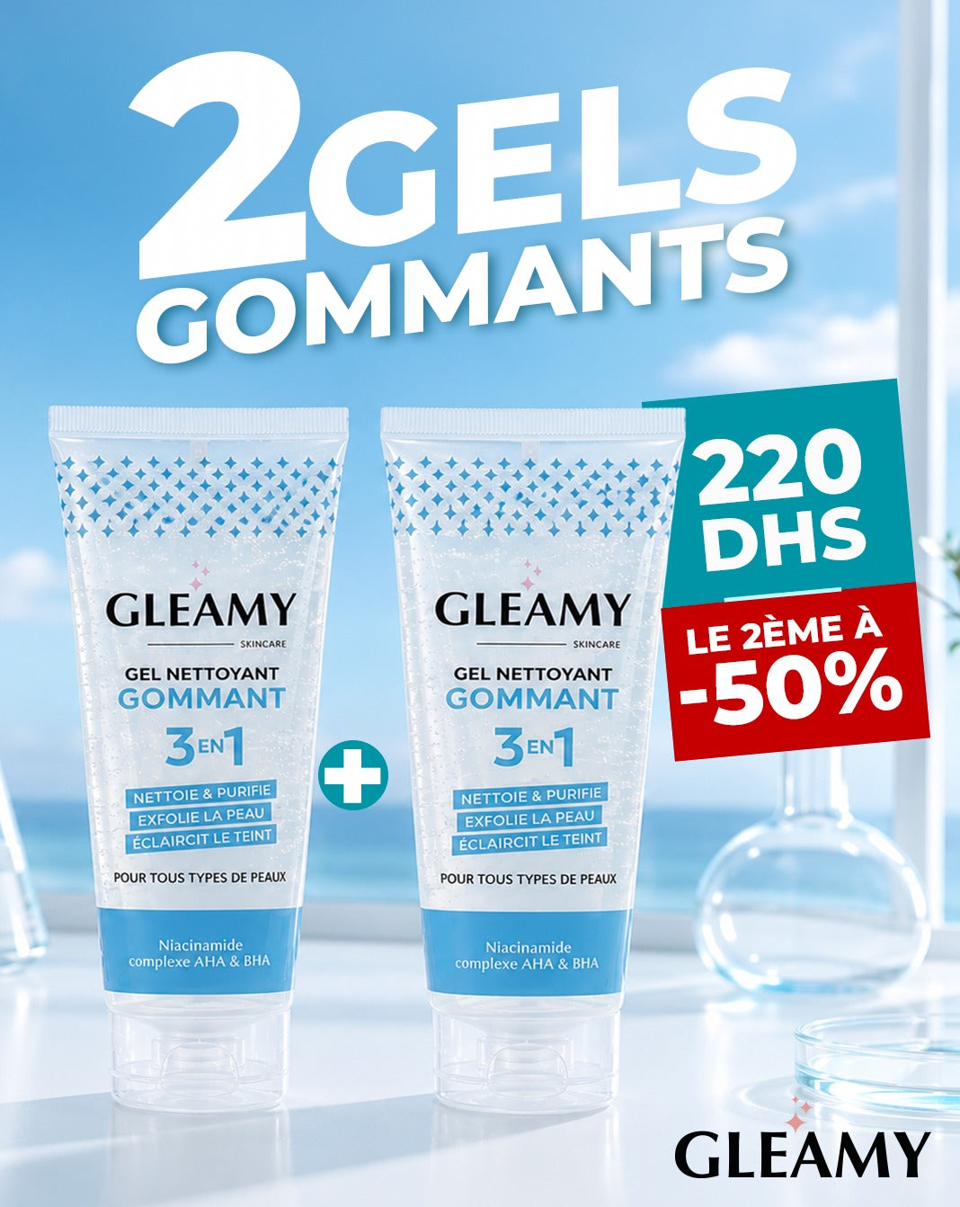 2 Gels Gommants