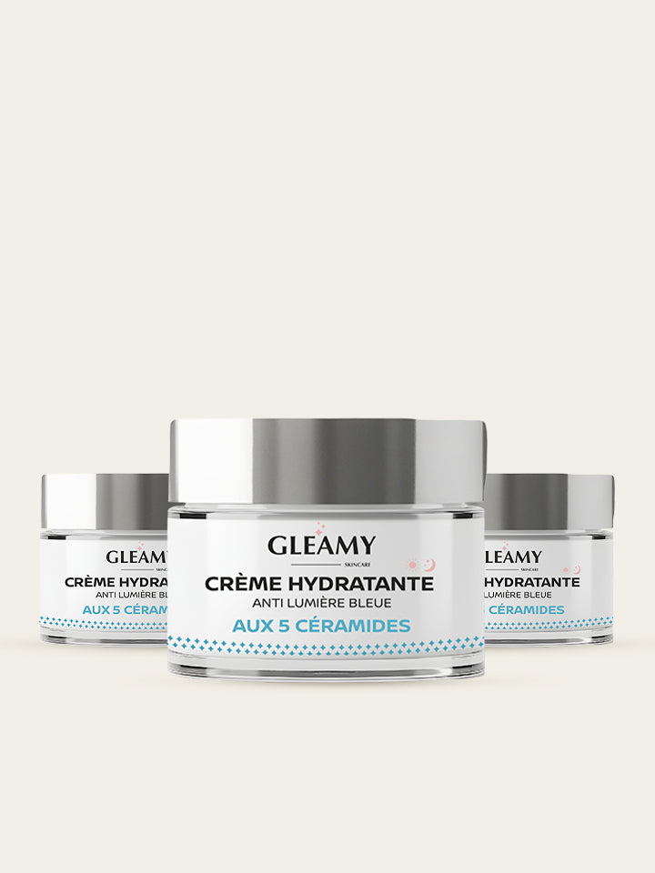 Trio Crème Hydratante Anti-Lumière Bleue
