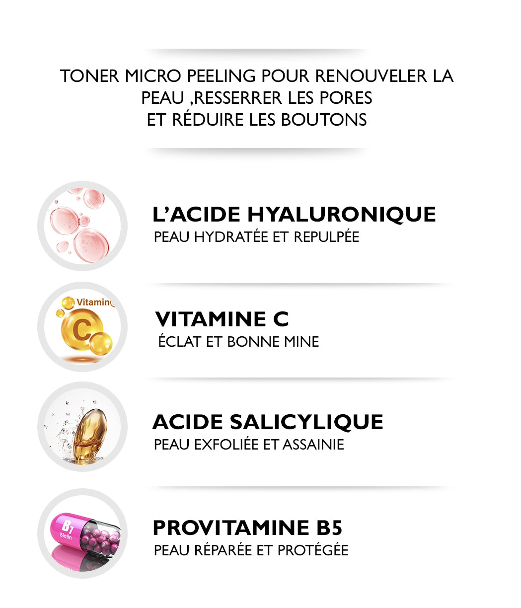 Toner micro-peeling + Sérum concentré