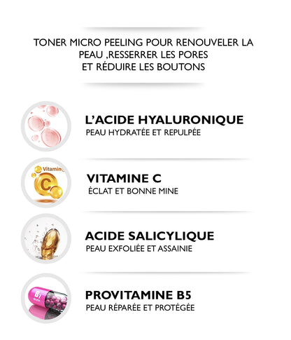 Toner micro-peeling + Sérum concentré