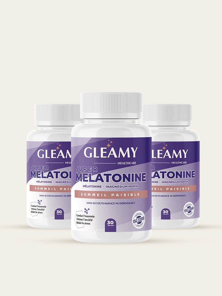 Gleamy Super Mélatonine — (3 Mois de Cure)