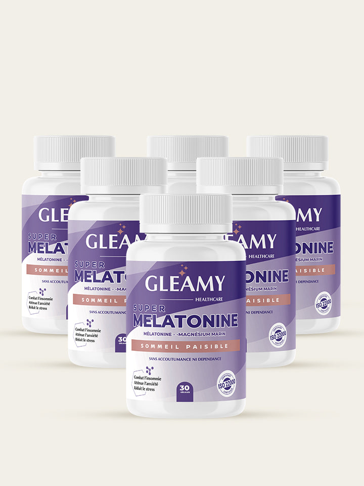 Gleamy Super Mélatonine — (6 Mois de Cure)