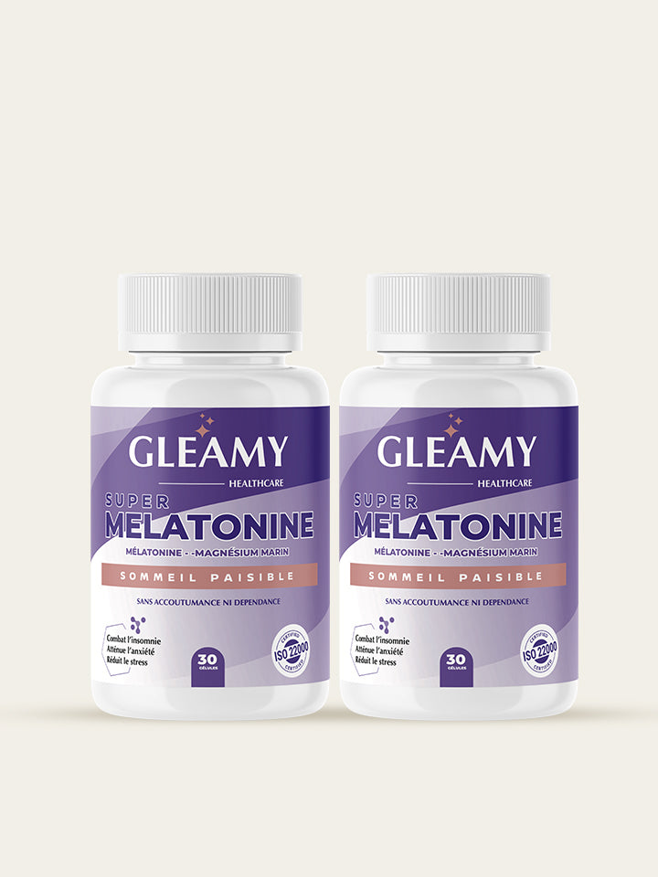 Gleamy Super Mélatonine — (2 Mois de Cure)