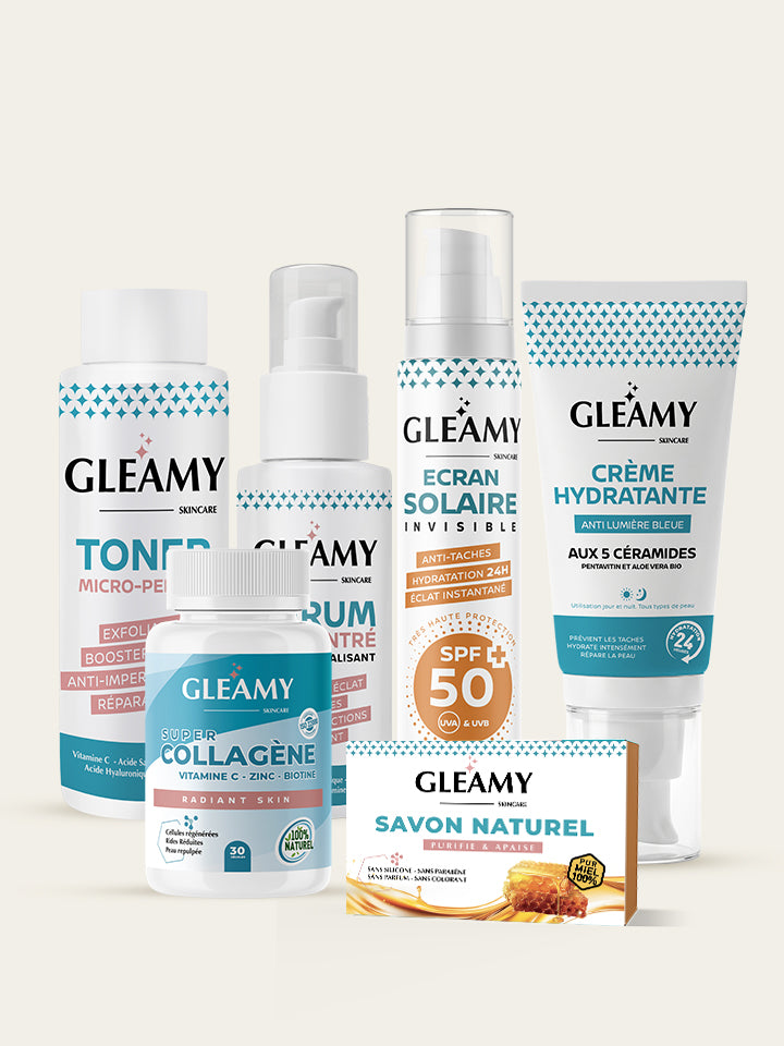 Pack Complet Gleamy — Routine Éclat, Fermeté & Protection