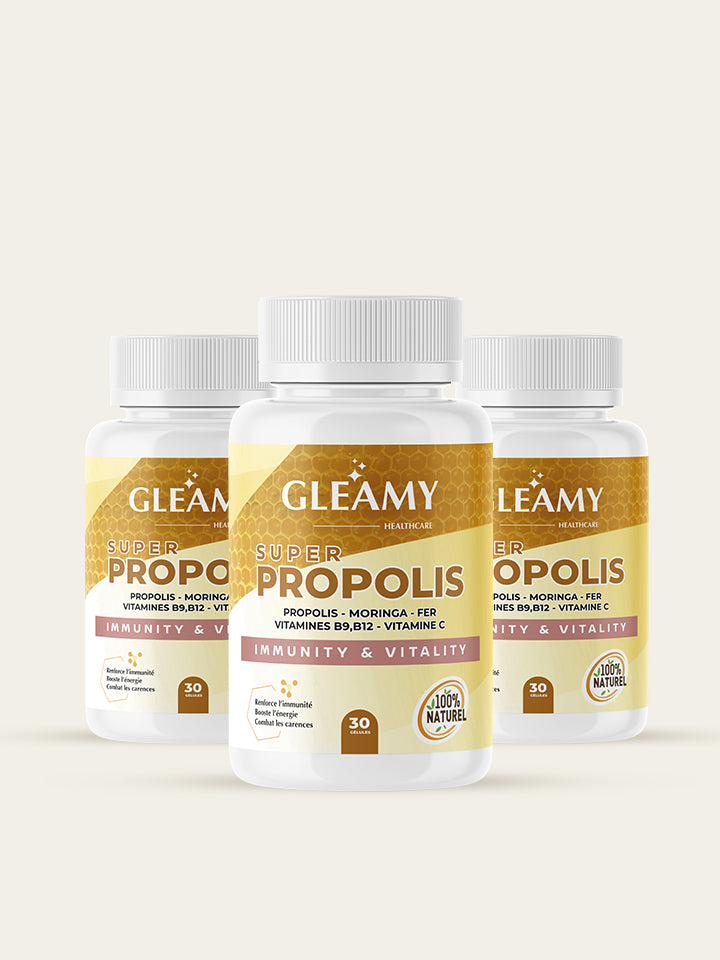 Gleamy Super Propolis — (3 Mois de Cure)