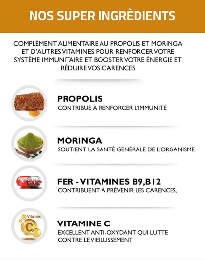 Cure 1 mois Gleamy Propolis à base de Propolis et Moringa